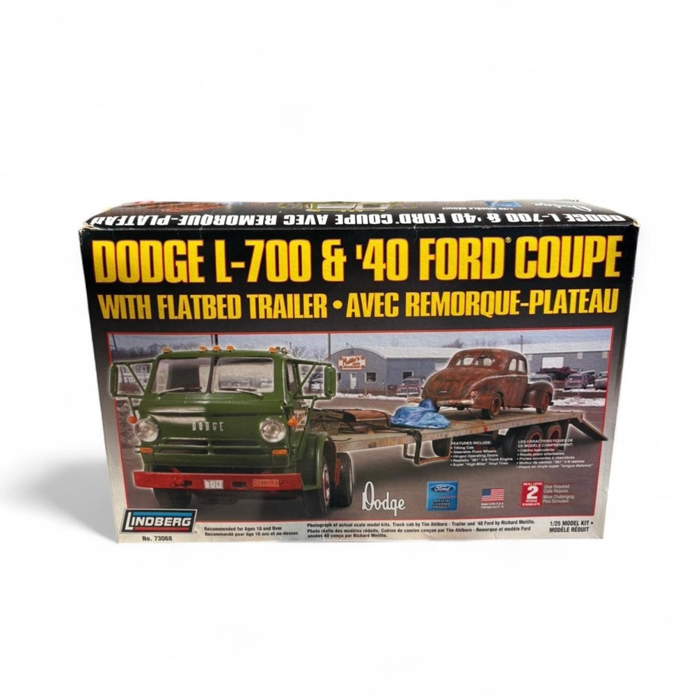 Dodge L-700 & '40 Ford Coupe Model Kit - Green Truck New Sealed